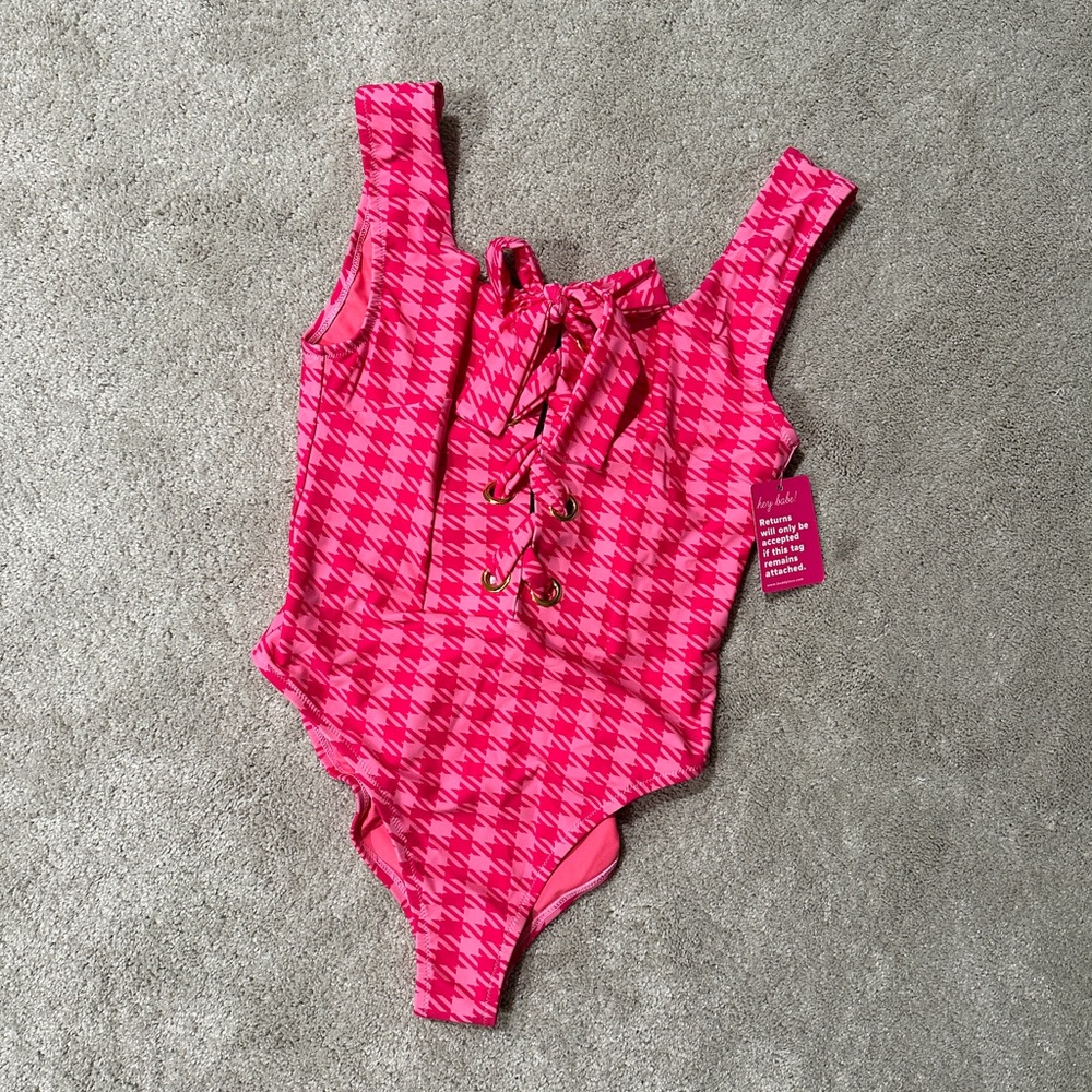 Buddy Love Pink One Piece Swimsuit